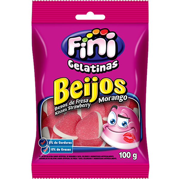 Fini Besos de Fresa x 100g