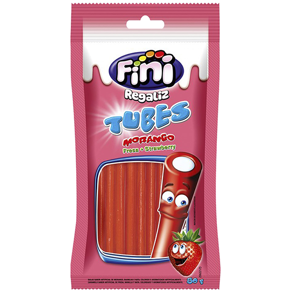 Fini Tubes Regaliz Fresa x 80g