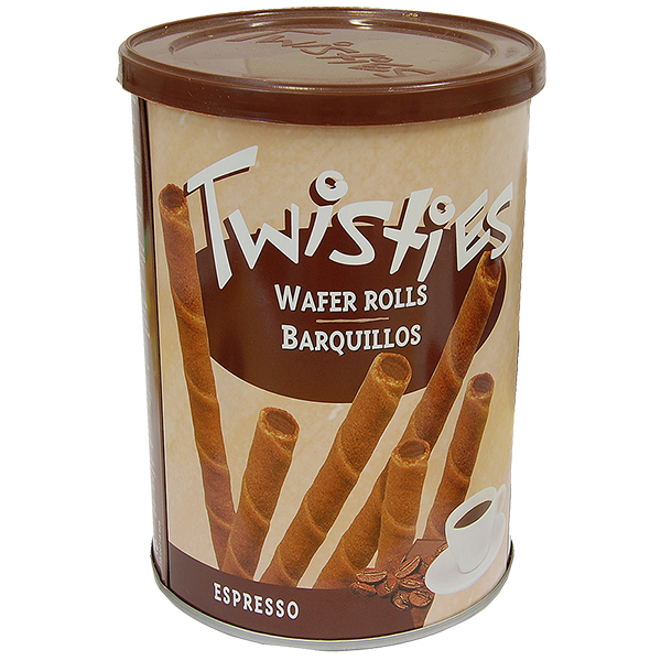 Twisties Waffer Rolls Café x 400g