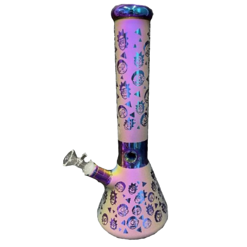 Bong Vidrio Rick & Morty Arcoiris 35c
