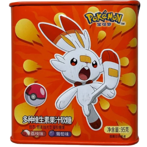 Pokemon Gomitas Frutilla y Melón x 105g