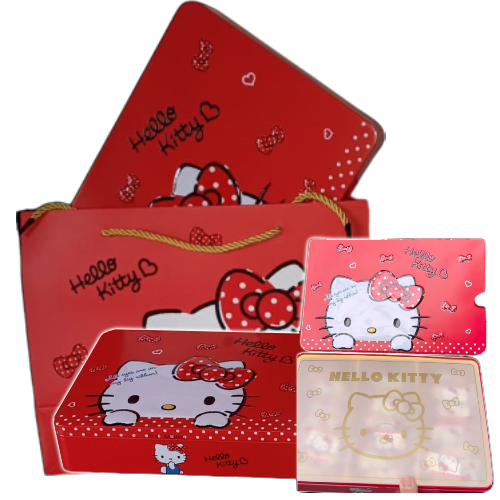 Hello Kitty Lata Grande c/ Turrones x 380g