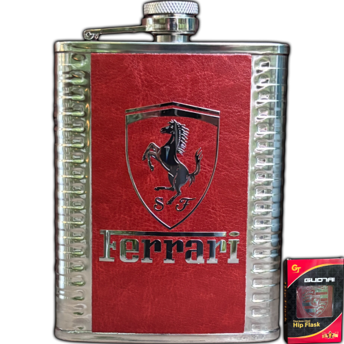 Petaca Acero Ferrari 8oz