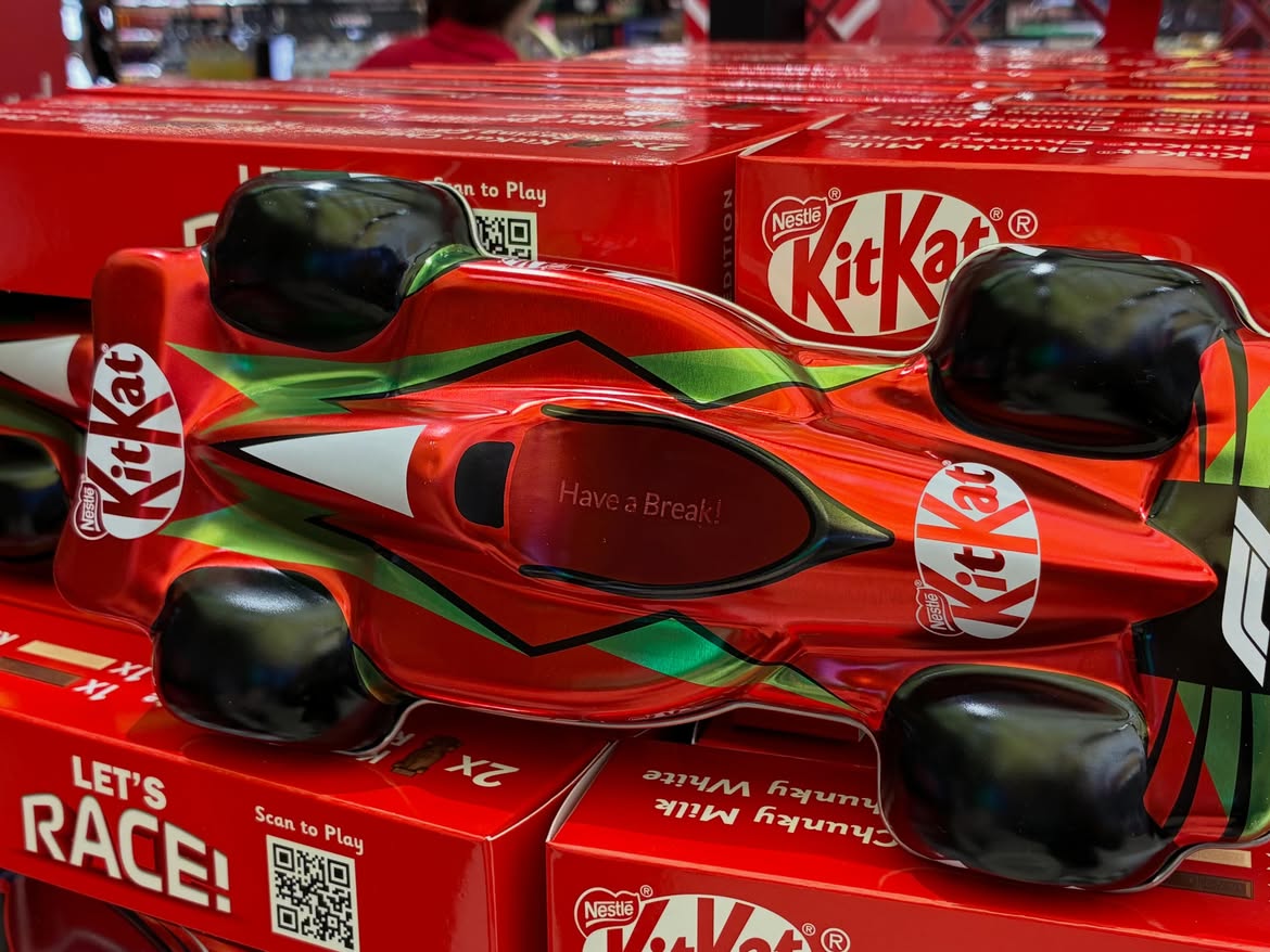 Kit Kat F1 Let´s Race - Lata c/ Chocolates x 140g