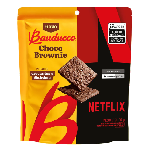 Bauducco ChocoBrownie Netflix Bolsa